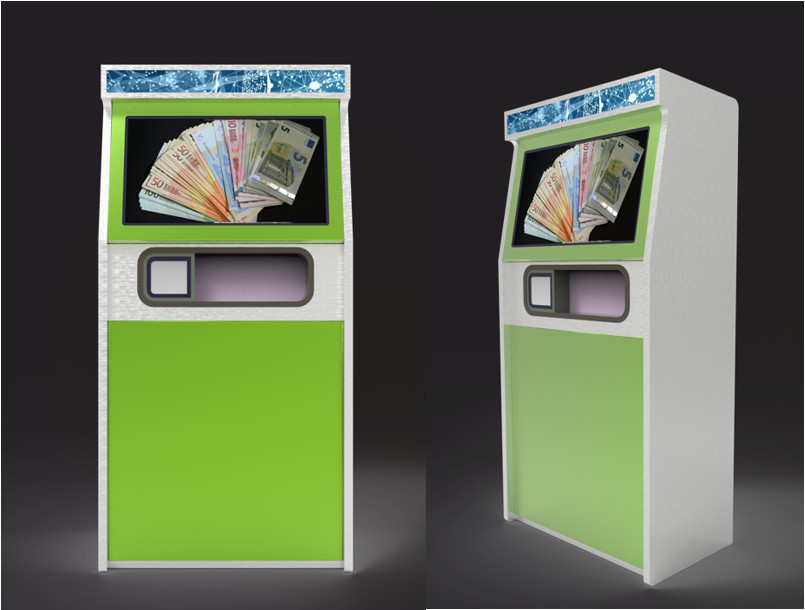 kasus perusahaan terbaru tentang BarCode Dioperasikan Mesin ATM Cash Dispenser