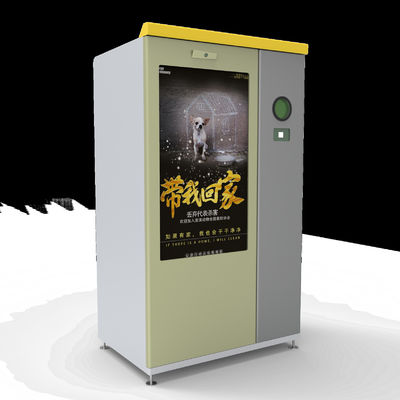 Coupon Reward 3 In 1 RVM Glass Bottle Recycling Machine CE Approval
