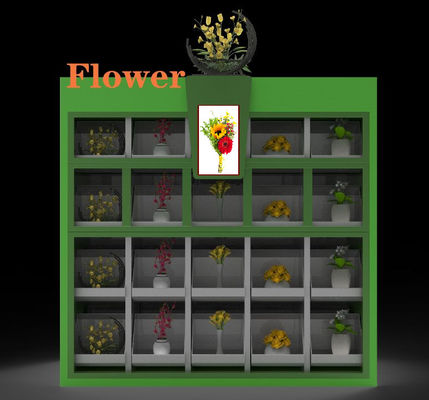 Kiosk Small Plants Fresh Flower Bouquet Vending Machine OEM ODM