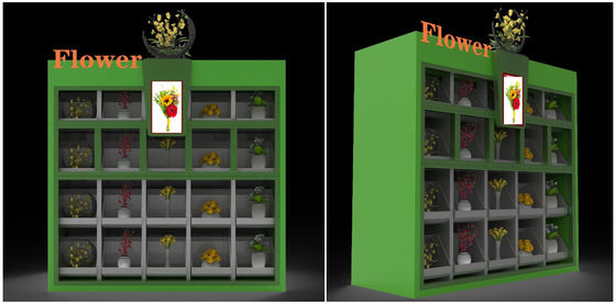 Kiosk Small Plants Fresh Flower Bouquet Vending Machine OEM ODM