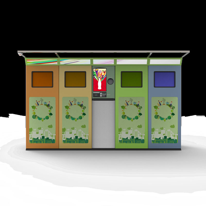 AC 110V Bottle Reverse Vending Machine Combo Smart RVM Recycling Machines