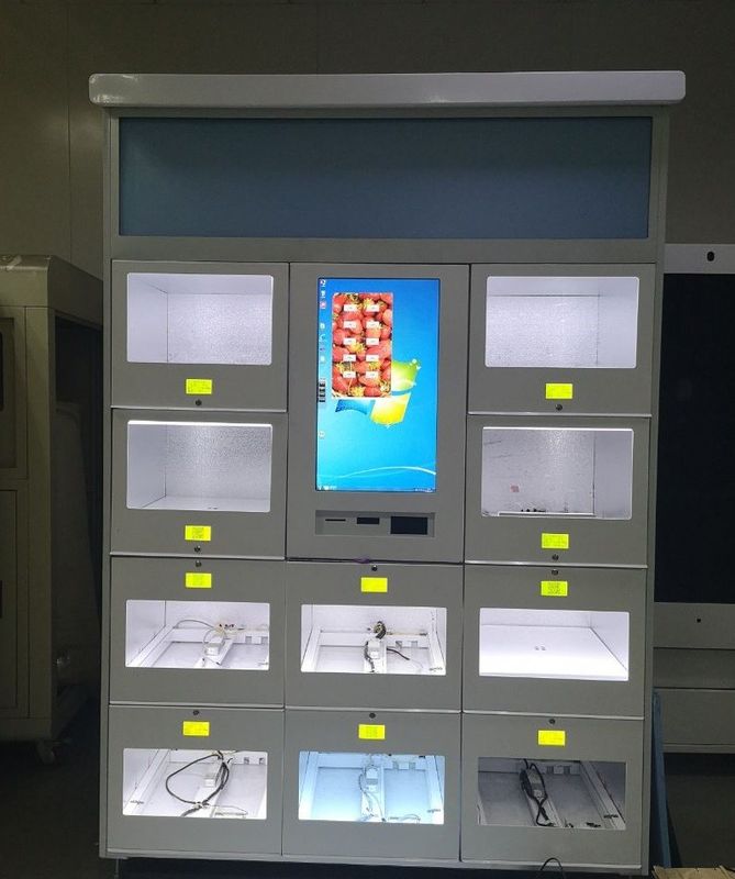 10 SKU Cabinet Hot Food Vending Machines OEM ODM For Vegetables / Fruits