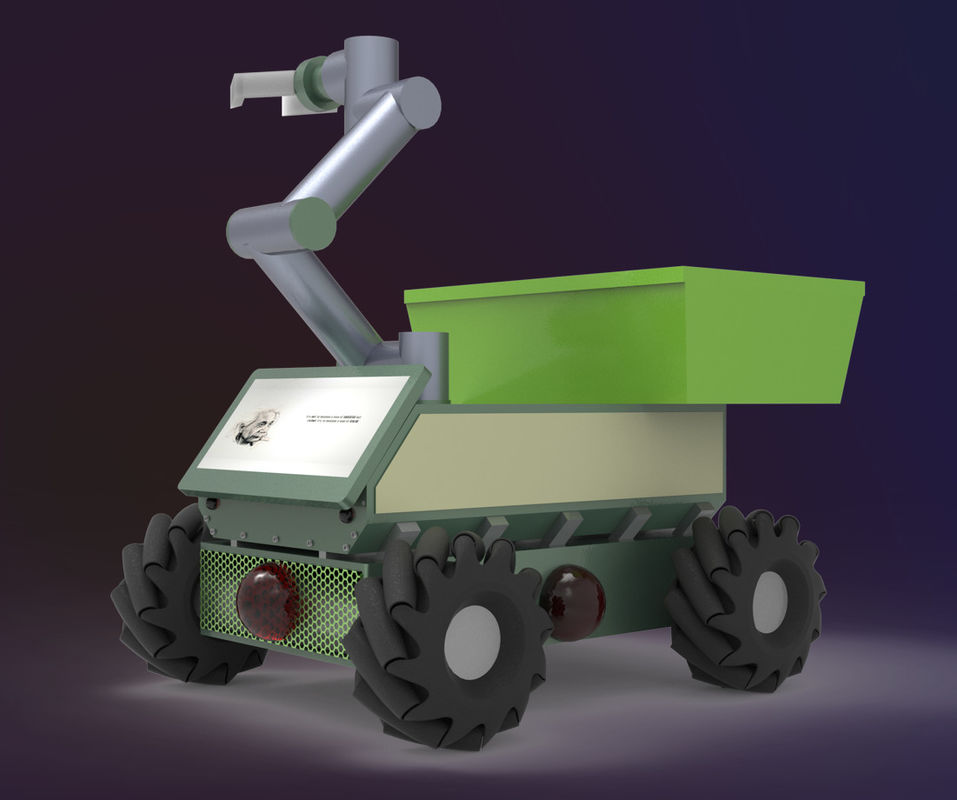 Stereo Camera Lidar Logistics Autonomous Mobile Robot CE Approval