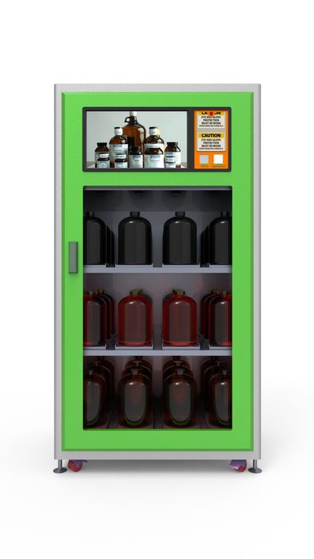 Dangerous Chemical Storage Rfid Vending Machine With Inventory Management Software