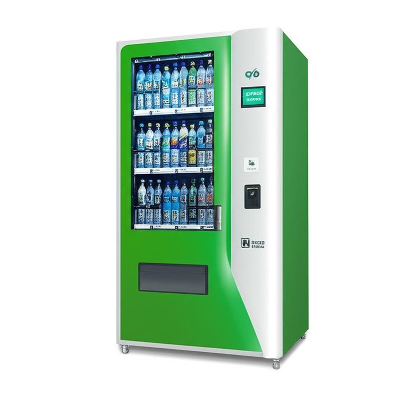 Eco-friendly Bottle Reverse Vending Machine with Greenguard Remote Control Softwares and 500-800pack Storage Capacity
