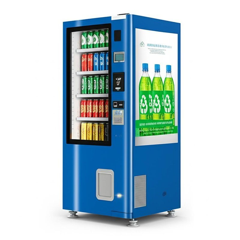 Revolutionize Recycling with Our Plastic Bottle Reverse Vending Machine and Optional Refrigerator